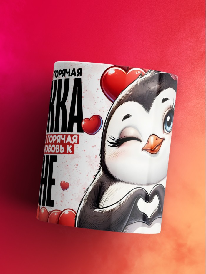 Горячая кружка на 14 февраля Лёне  Иннополис