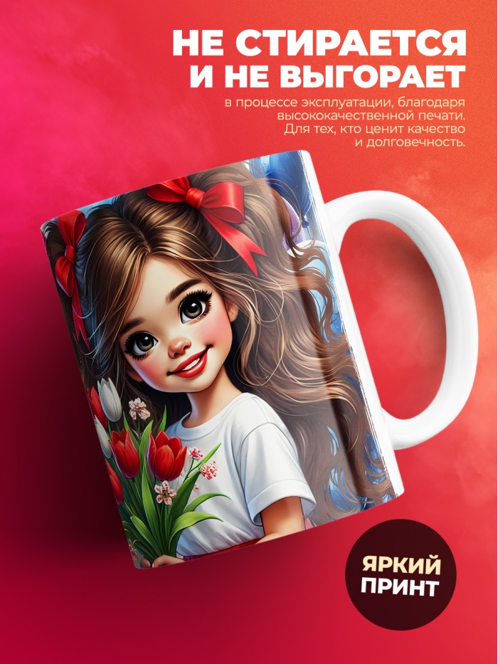 Кружка на 8 марта Арина  Иннополис